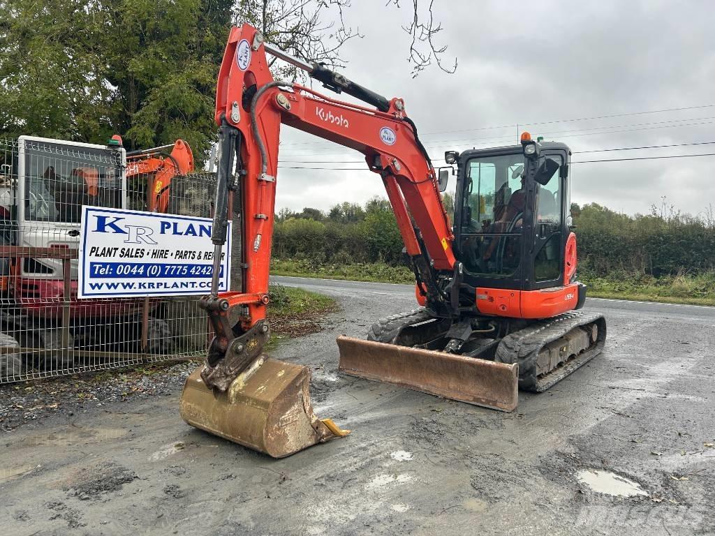Kubota U55-4 Mini ekskavatörler, 7 tona dek