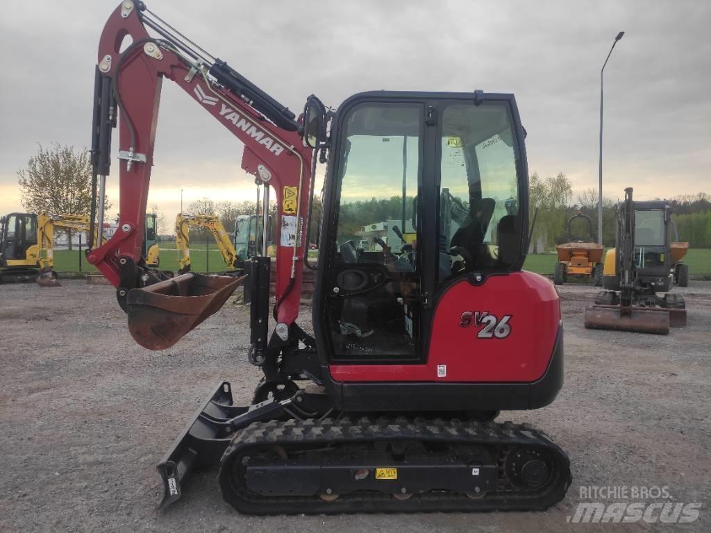 Yanmar SV 26 Mini ekskavatörler, 7 tona dek