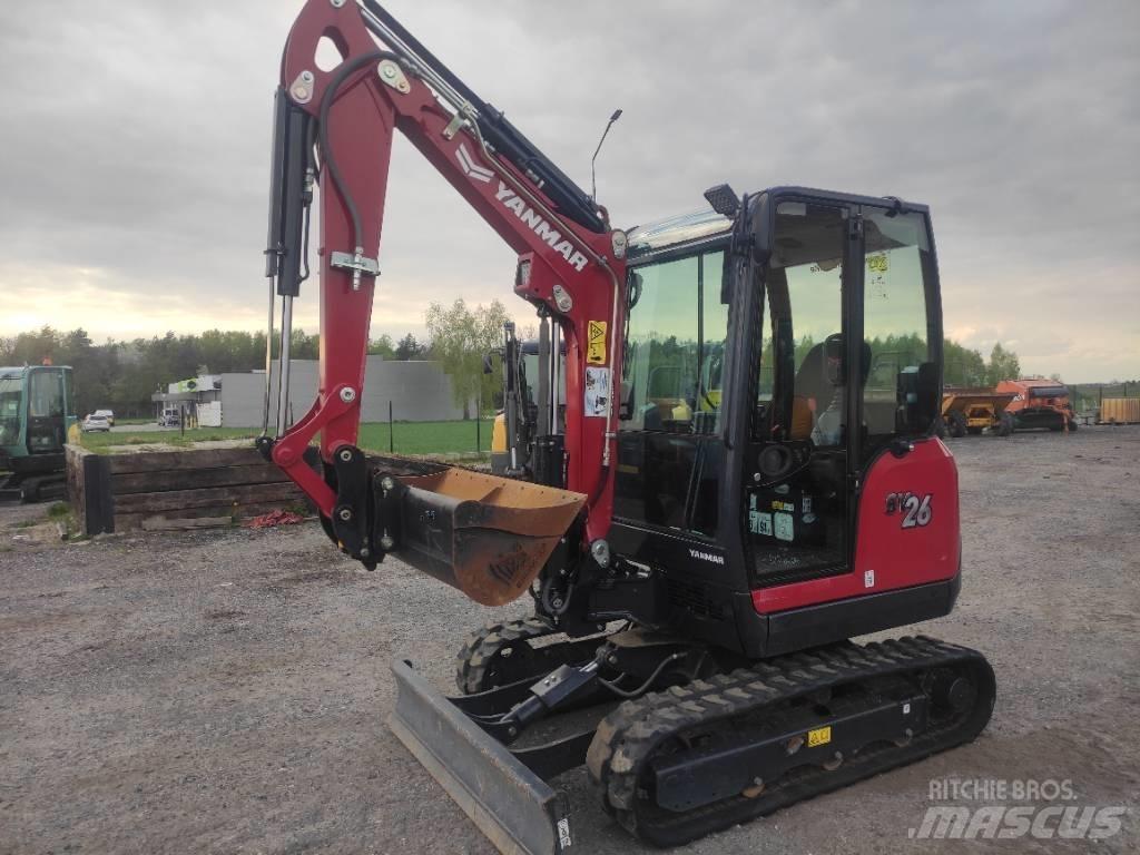 Yanmar SV 26 Mini ekskavatörler, 7 tona dek