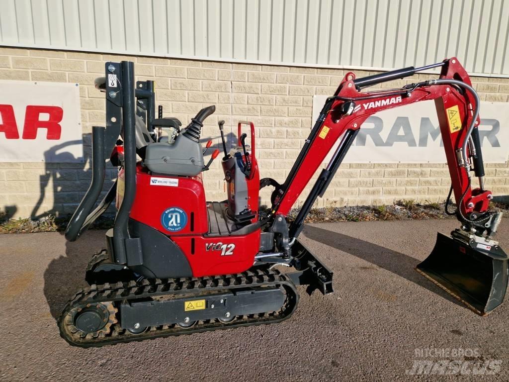 Yanmar Vio 12 Mini ekskavatörler, 7 tona dek