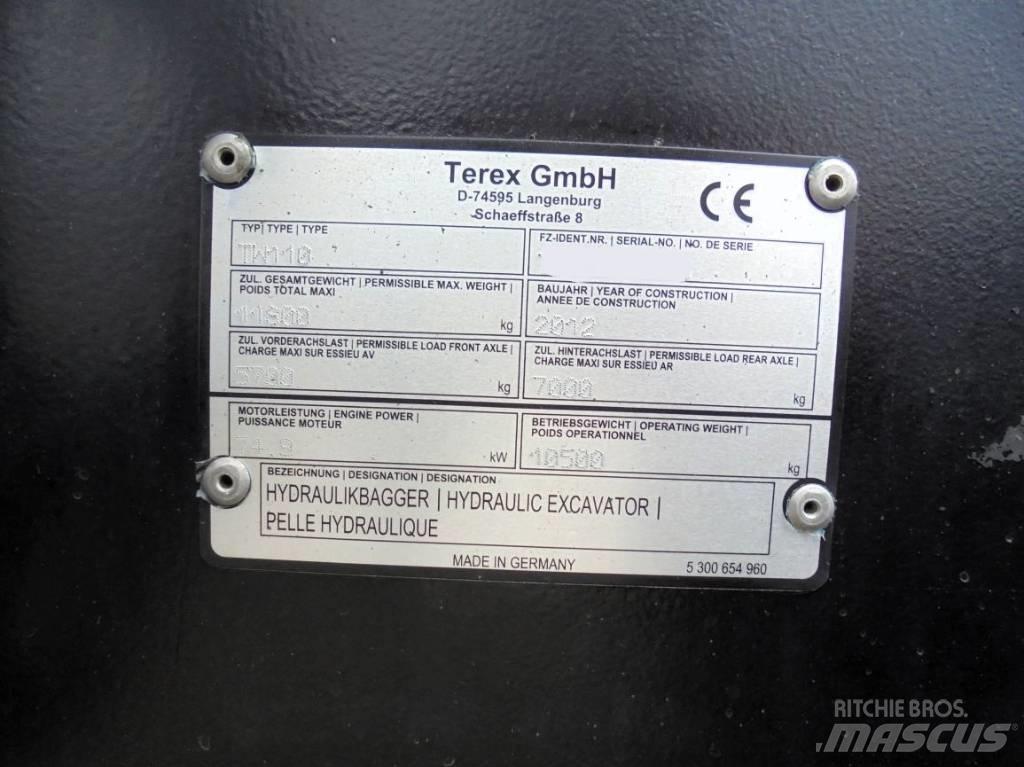 Terex Schaeff TW 110 Lastik tekerli ekskavatörler