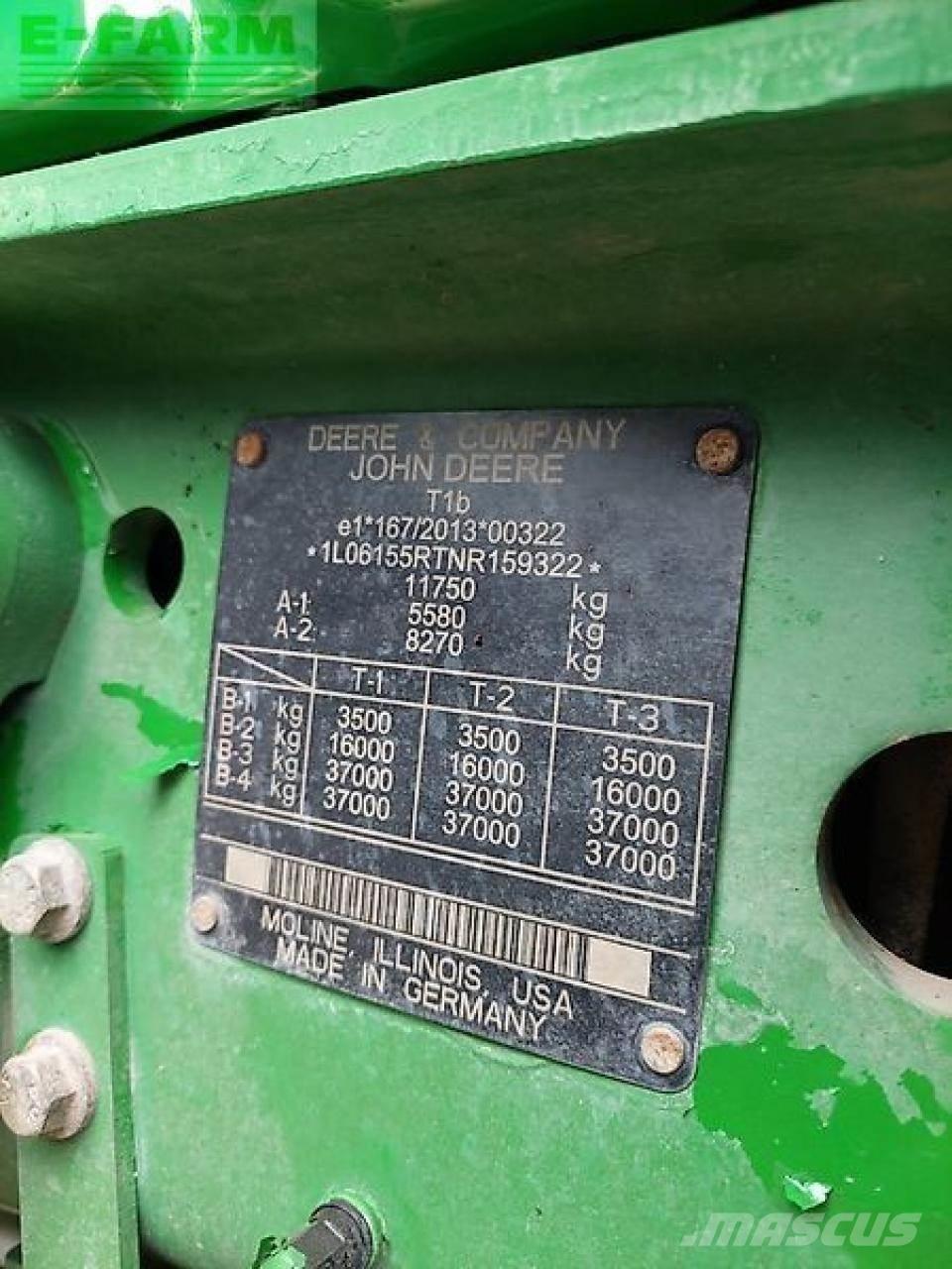 John Deere 6r155 Traktörler