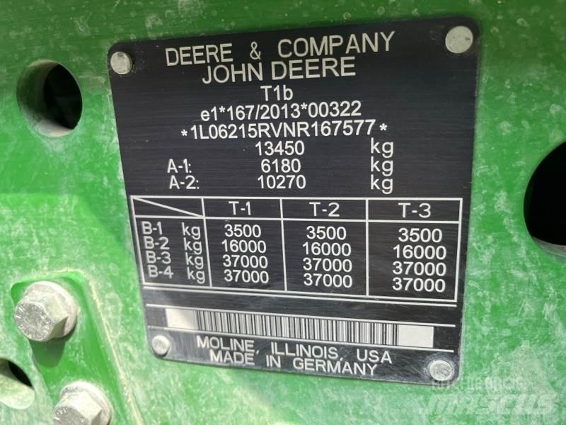 John Deere 6R215 Traktörler