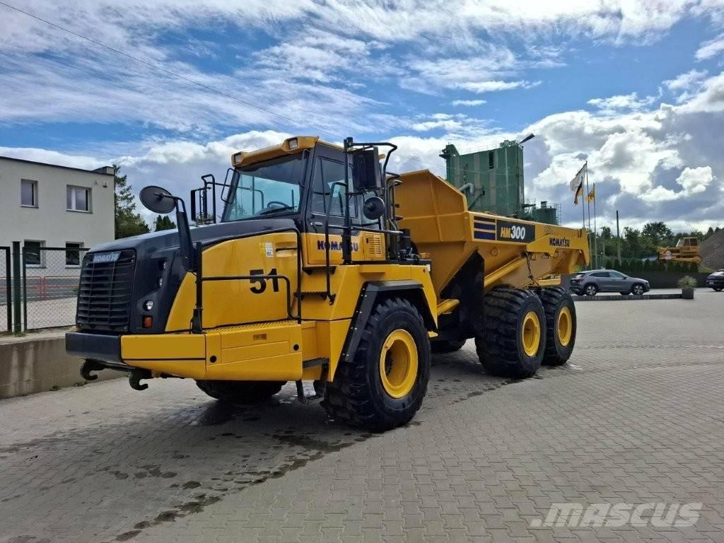 Komatsu HM 300 Belden kirma kaya kamyonu