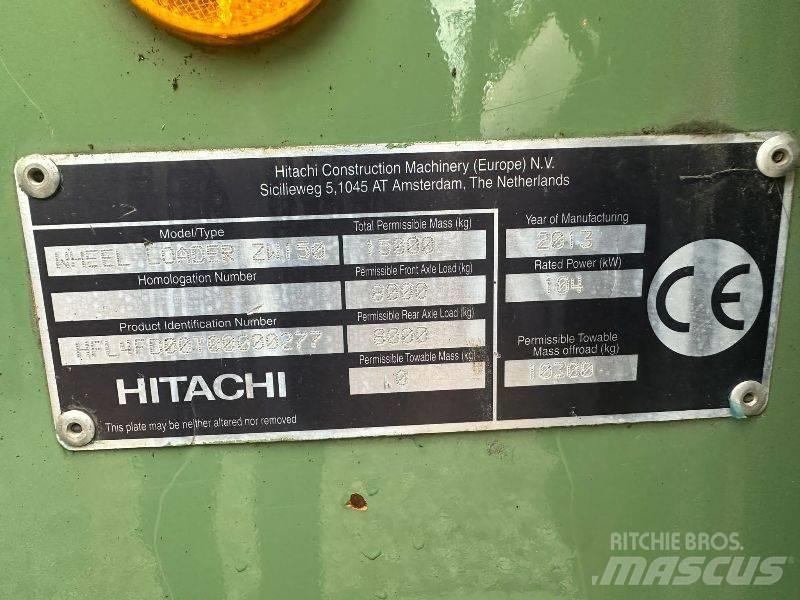 Hitachi ZW 150 Tekerlekli yükleyiciler