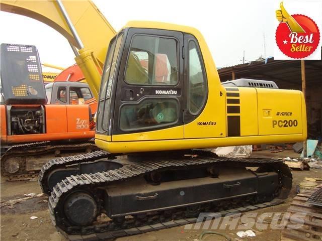 Komatsu PC 200 Paletli ekskavatörler