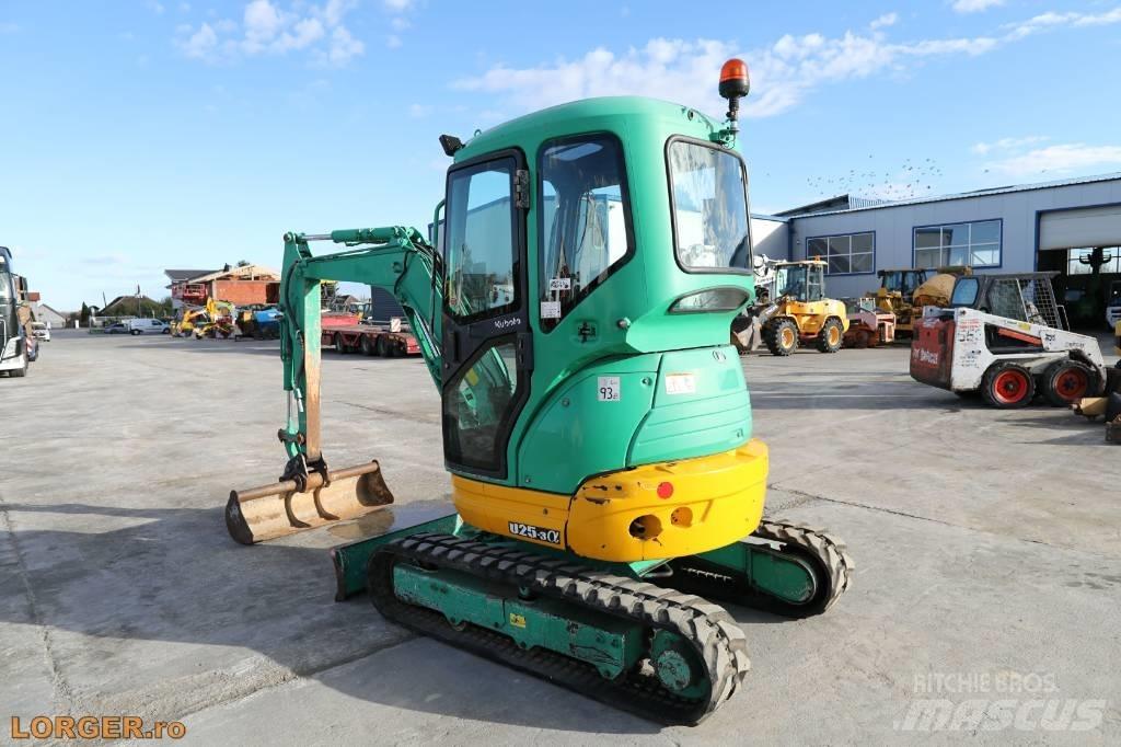 Kubota U25 - 3EU Mini ekskavatörler, 7 tona dek
