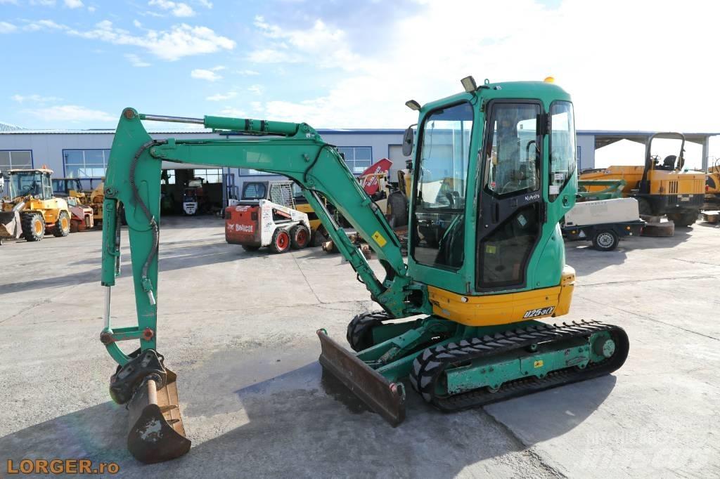 Kubota U25 - 3EU Mini ekskavatörler, 7 tona dek