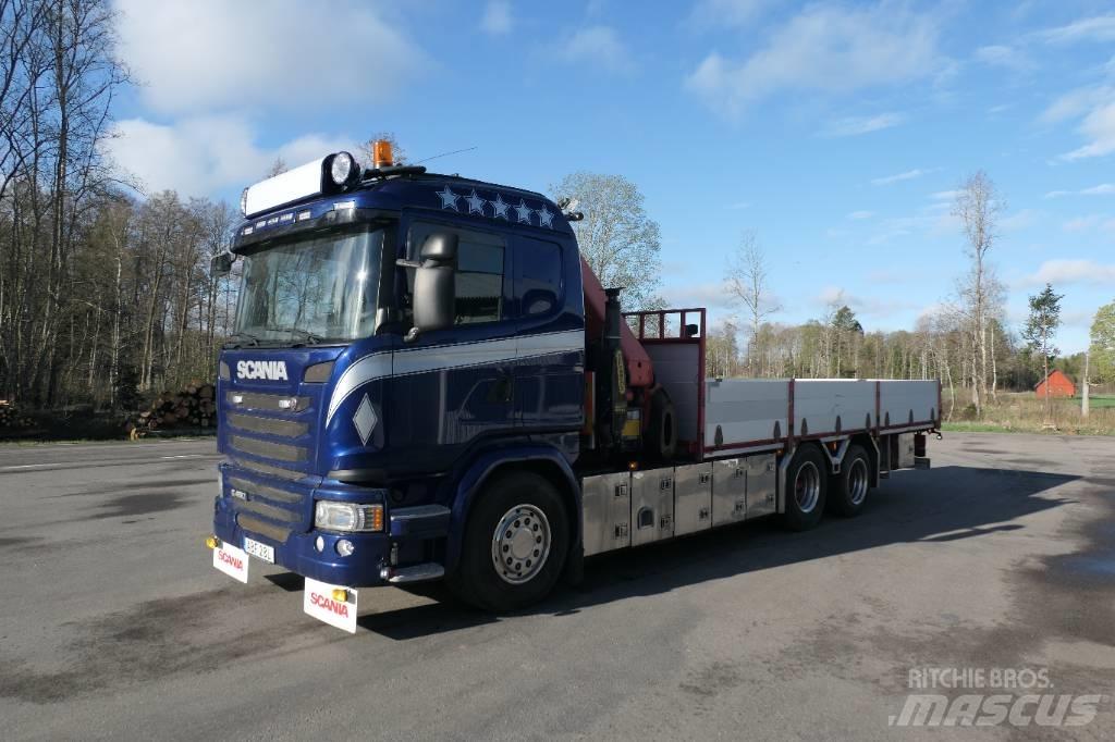 Scania G450 6x2 Araç üzeri vinçler