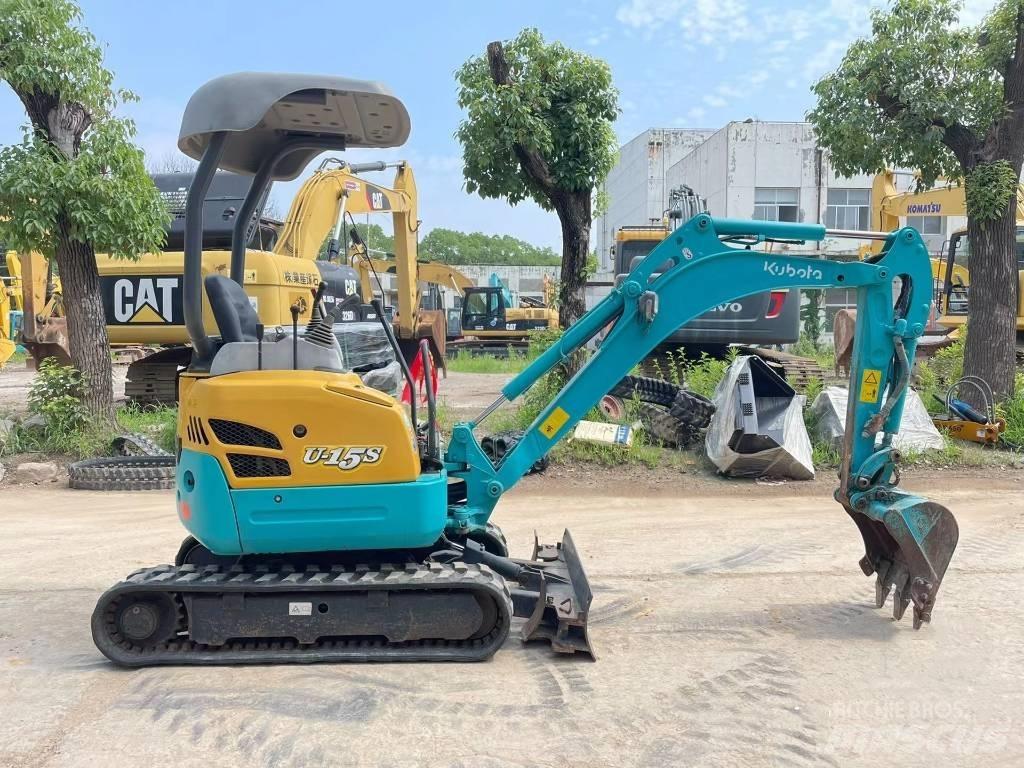 Kubota U15 Mini ekskavatörler, 7 tona dek