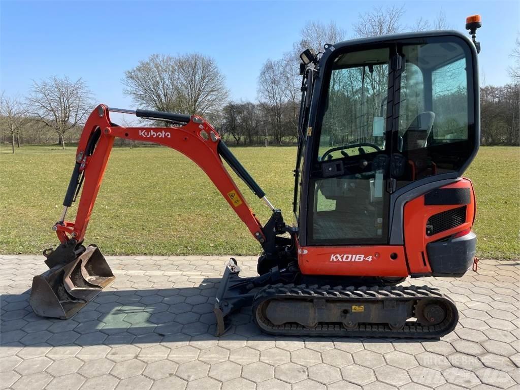 Kubota KX18-4 Mini ekskavatörler, 7 tona dek