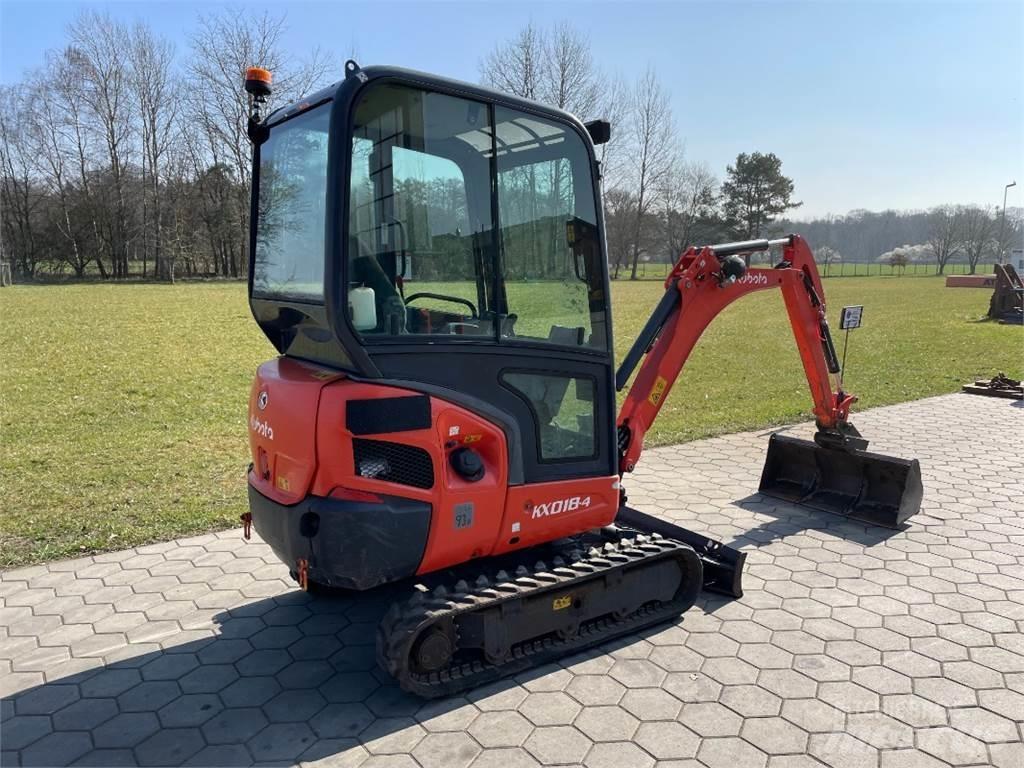 Kubota KX18-4 Mini ekskavatörler, 7 tona dek