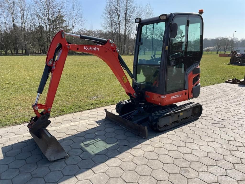 Kubota KX18-4 Mini ekskavatörler, 7 tona dek