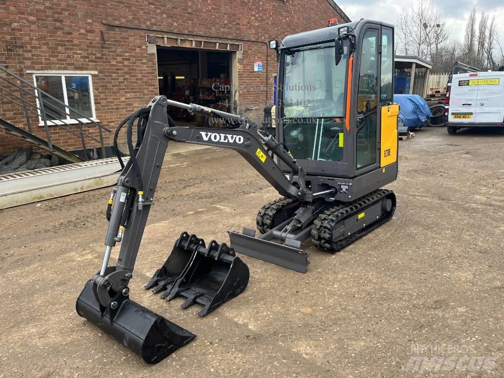 Volvo EC 18 E Mini ekskavatörler, 7 tona dek