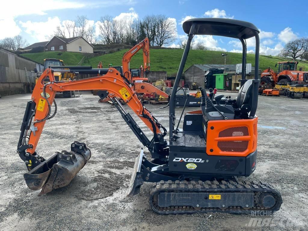 Doosan DX20z Mini ekskavatörler, 7 tona dek