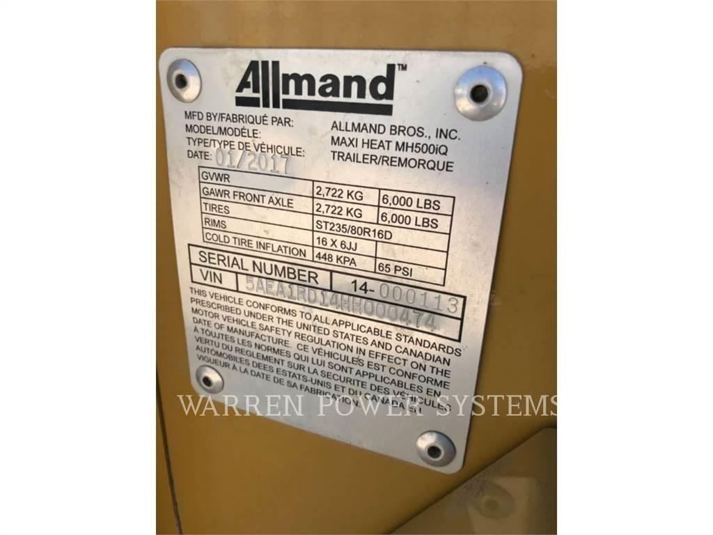 Allmand MH500 Isıtma ve çözme ekipmanı