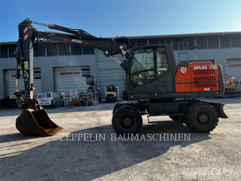 Atlas 160W Lastik tekerli ekskavatörler