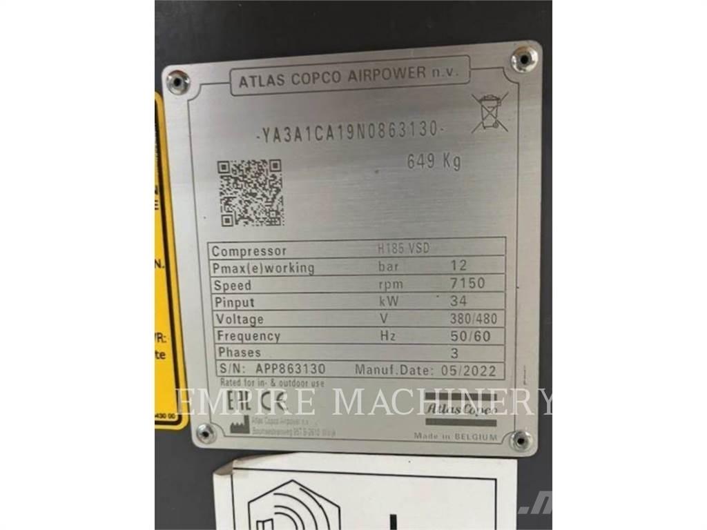Atlas Copco H185 Kompresörler