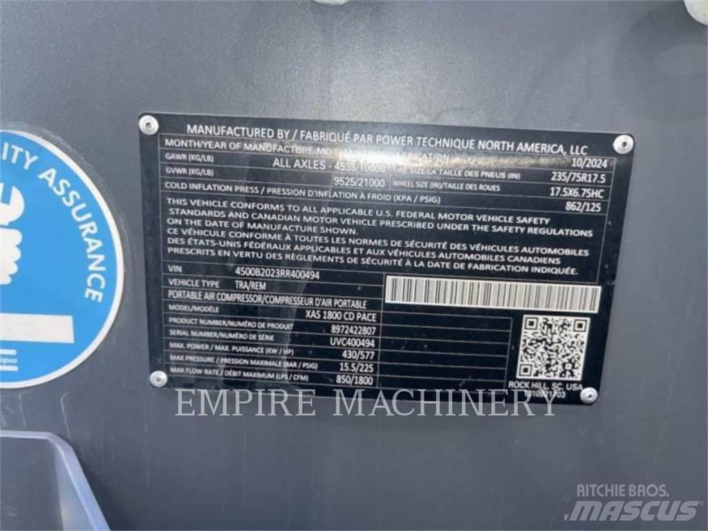 Atlas Copco XAS1800CD Kompresörler