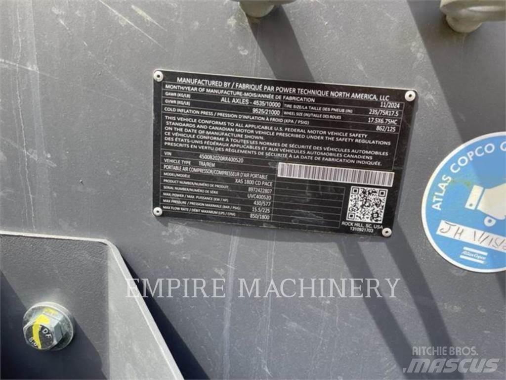 Atlas Copco XAS1800CD Kompresörler