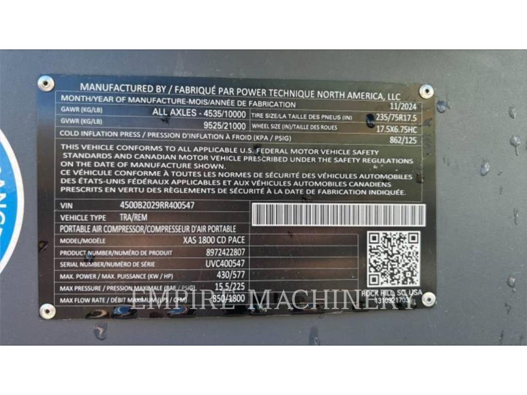 Atlas Copco XAS1800CD Kompresörler