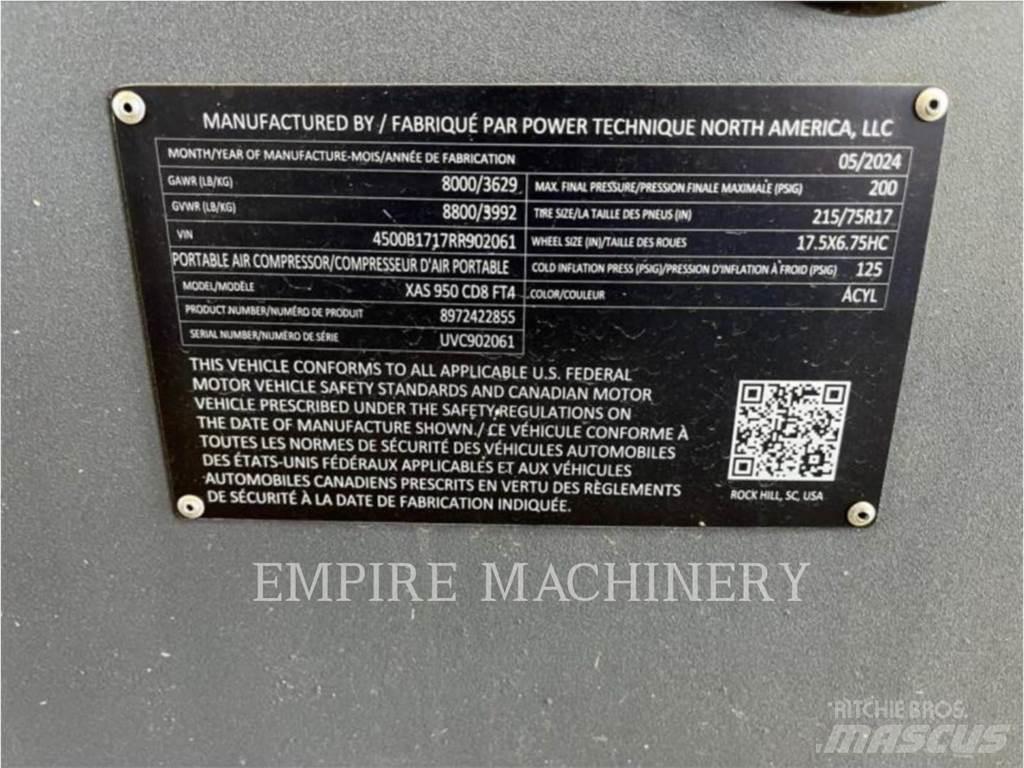 Atlas Copco XAS950CD Kompresörler