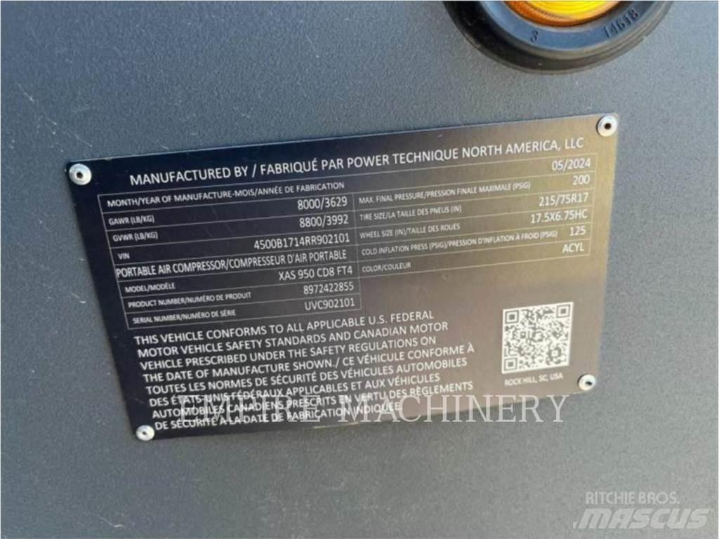 Atlas Copco XAS950CD Kompresörler