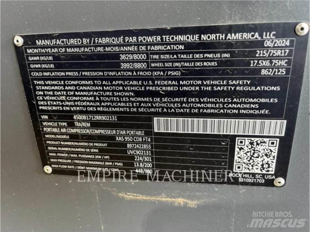 Atlas Copco XAS950CD Kompresörler