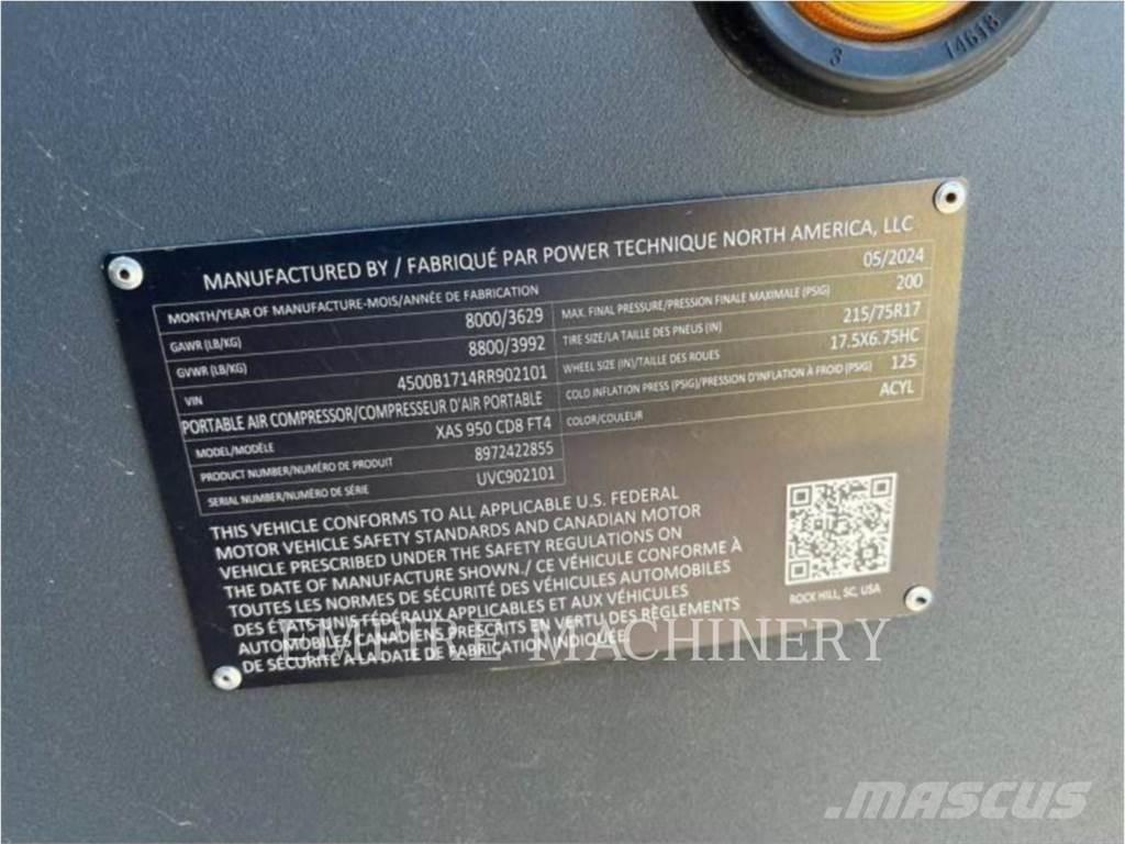 Atlas Copco XAS950CD Kompresörler