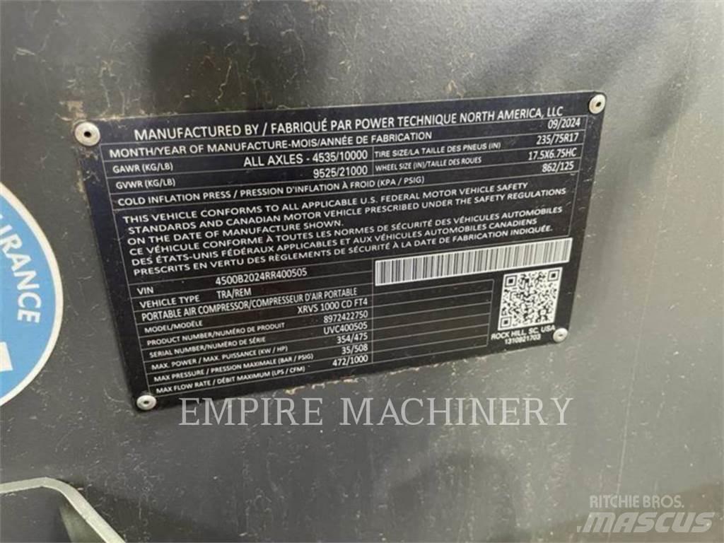 Atlas Copco XRVS1000CD Kompresörler