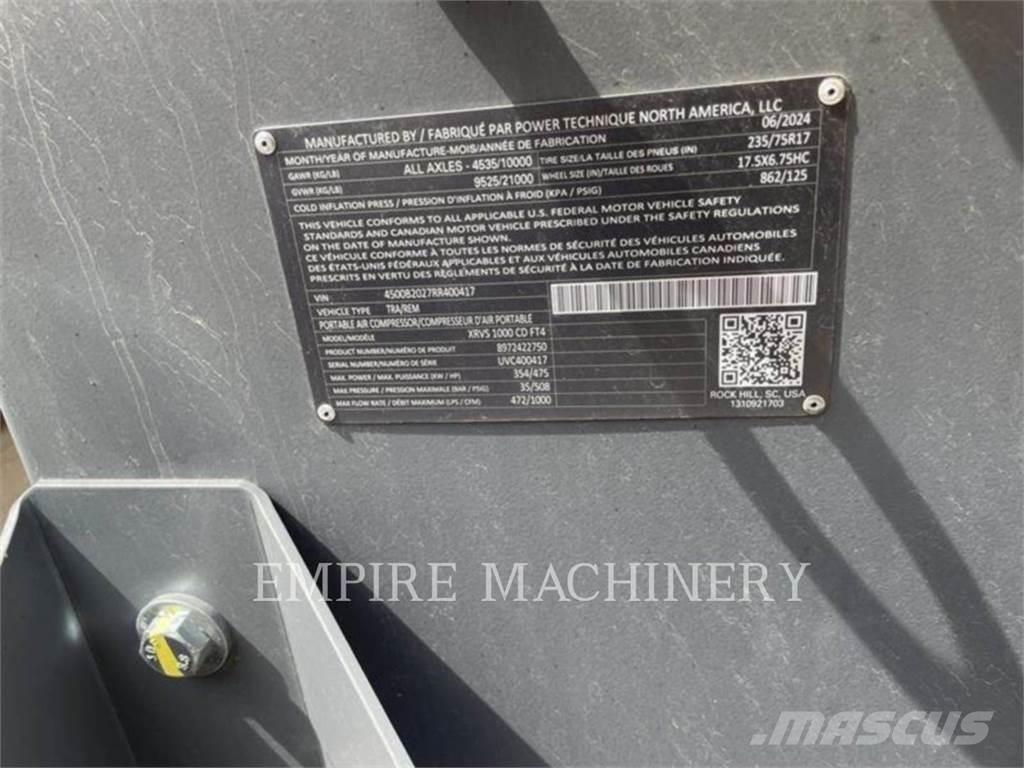 Atlas Copco XRVS1000CD Kompresörler