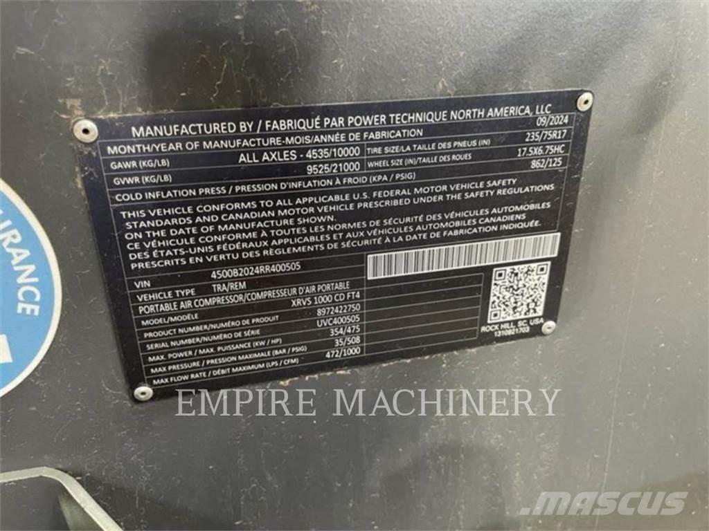 Atlas Copco XRVS1000CD Kompresörler