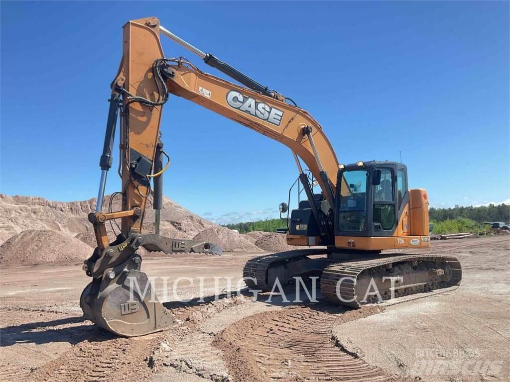 CASE CX235 Paletli ekskavatörler