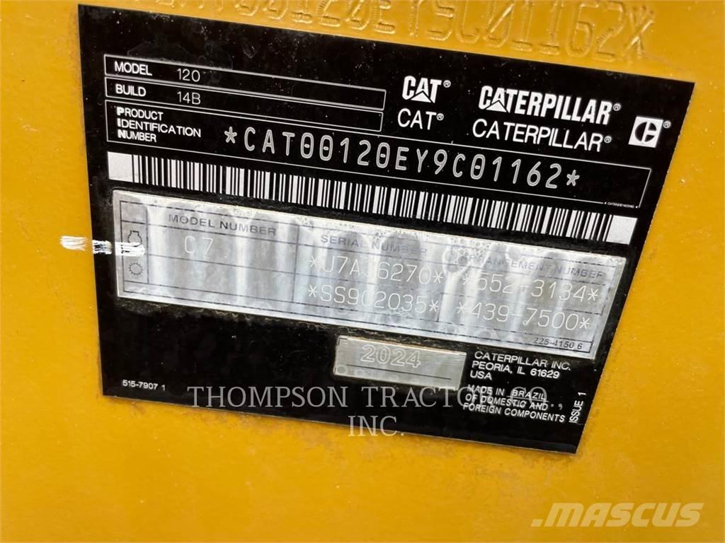 CAT 120 Greyderler