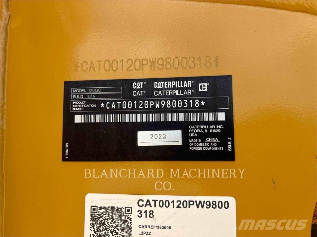 CAT 120-01GC Greyderler