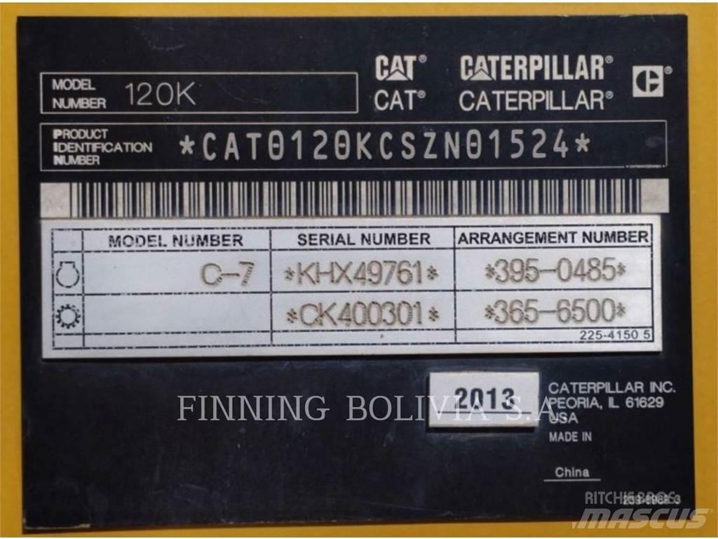 CAT 120K Greyderler