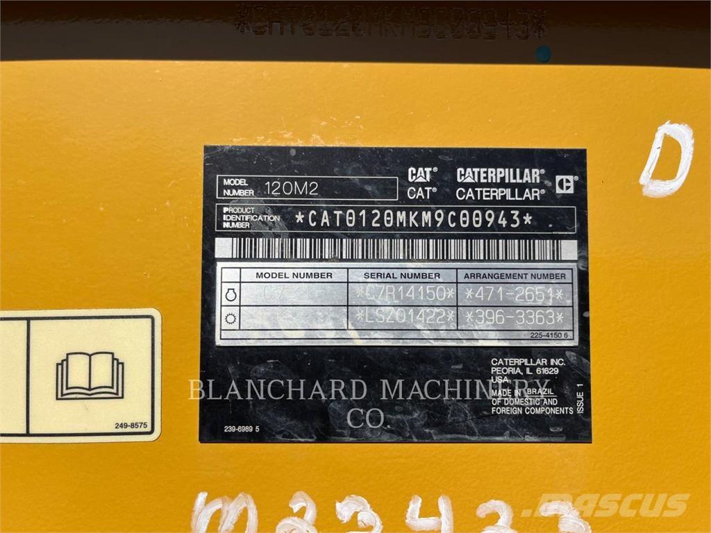 CAT 120M2 Greyderler