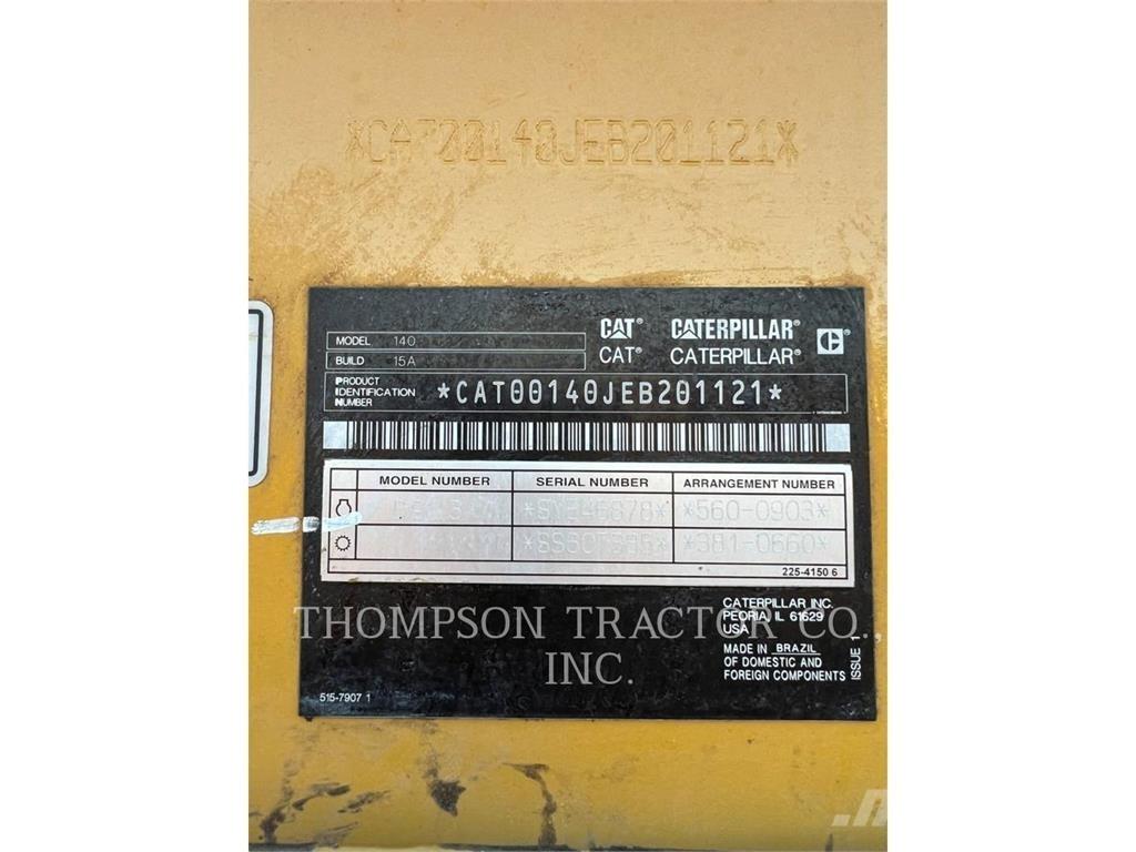 CAT 140 Greyderler
