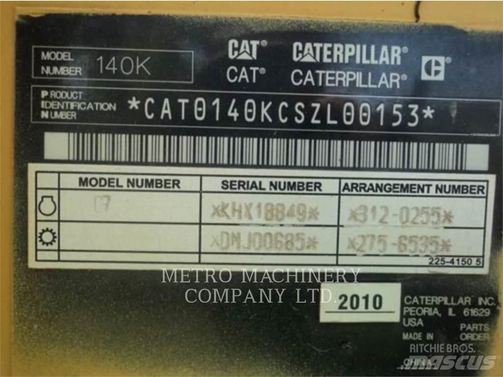 CAT 140K Greyderler