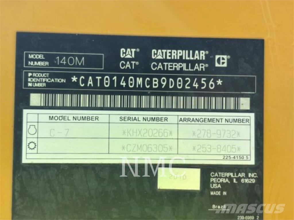 CAT 140M Greyderler