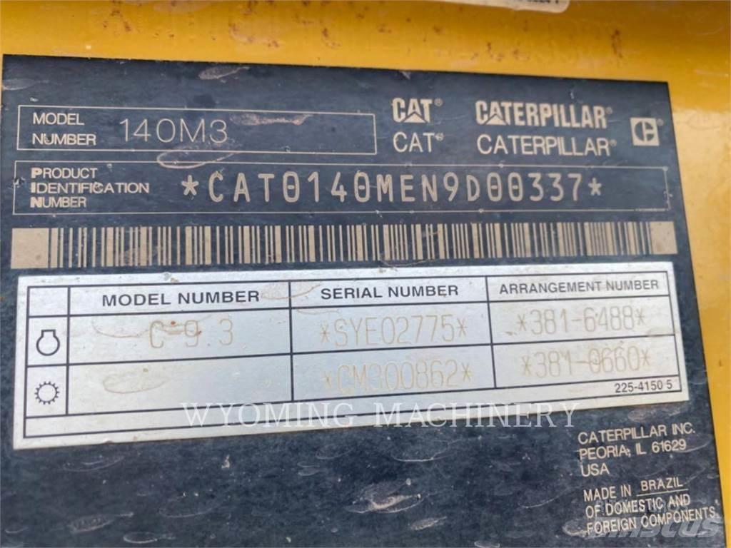 CAT 140M 3 Greyderler