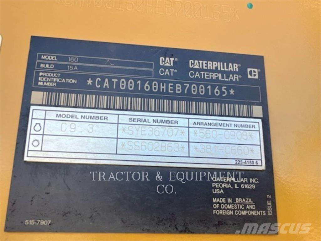 CAT 160-15AWD Greyderler