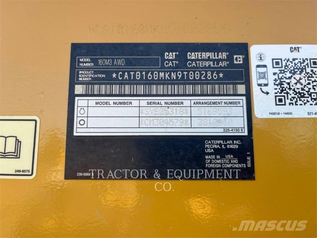 CAT 160M3 AWD Greyderler