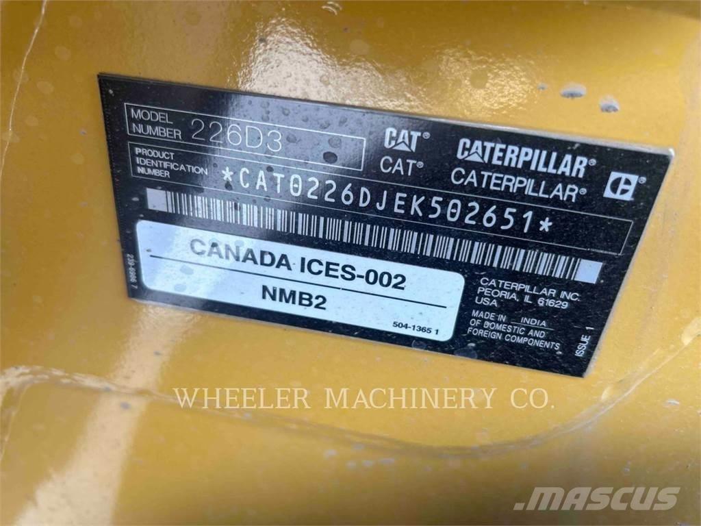 CAT 226D3 C3H2 Skid steer loderler