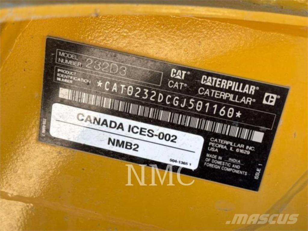 CAT 232D3 Skid steer loderler