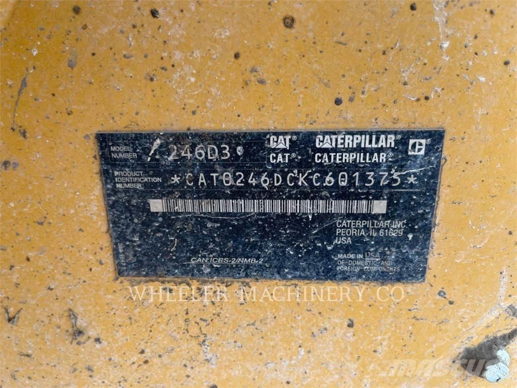 CAT 246D3 C3H2 Skid steer loderler