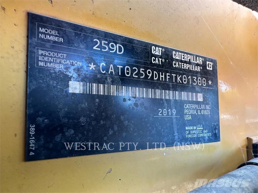 CAT 259D Paletli yükleyiciler