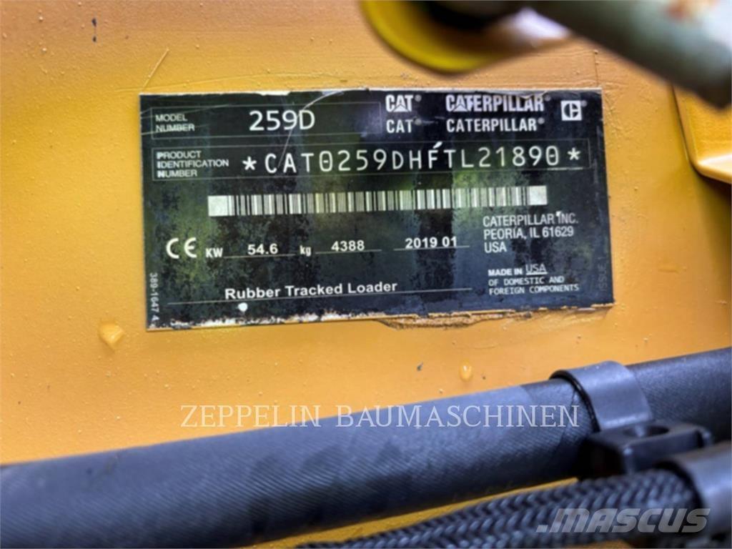 CAT 259D Skid steer loderler