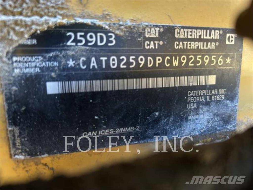 CAT 259D3 Paletli yükleyiciler