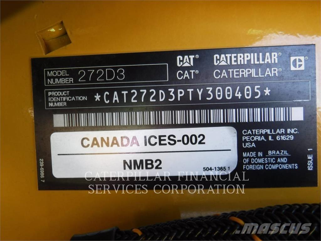 CAT 272D3HF Skid steer loderler